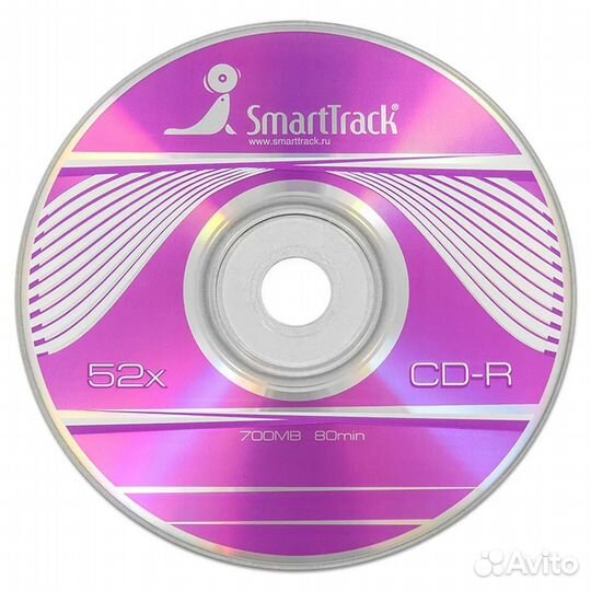 Диск SmartTrack CD-R 700Mb 52x bulk, упаковка 100