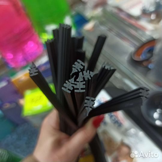 Резинки для бескаркасных дворников