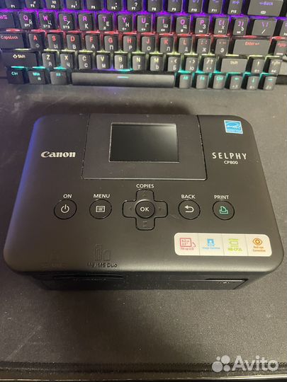 Компактный фотопринтер Canon Selphy CP800 Black