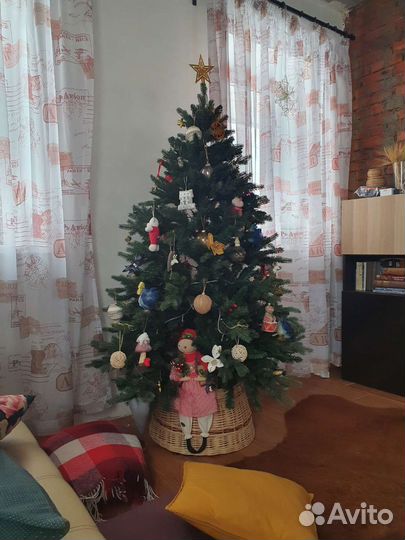 Интерьерная кукла коллекционная зимняя Тильда