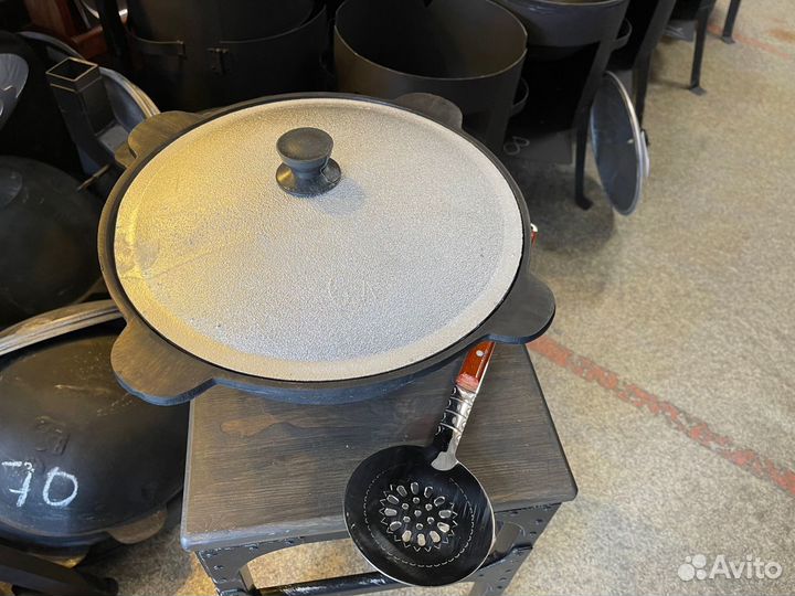 Казан чугунный 6 литров Узбекистан Наманган