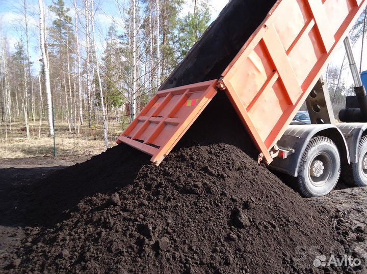 Земля для планировки участков,Чернозем плодородный