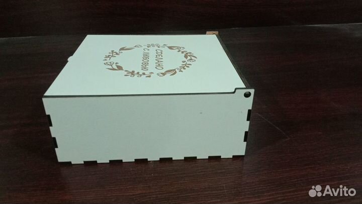 Коробка из белого хдф