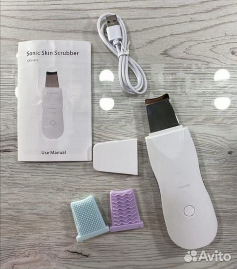 Аппарат для ультразвуковой чистки лица новый