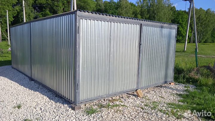 Гараж оцинкованный