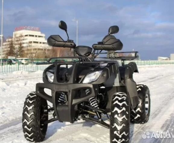 Квадроцикл Yacota Sela 200 Pro с белой полосой