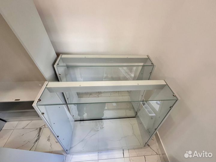 Торговые витрины стеклянные бу
