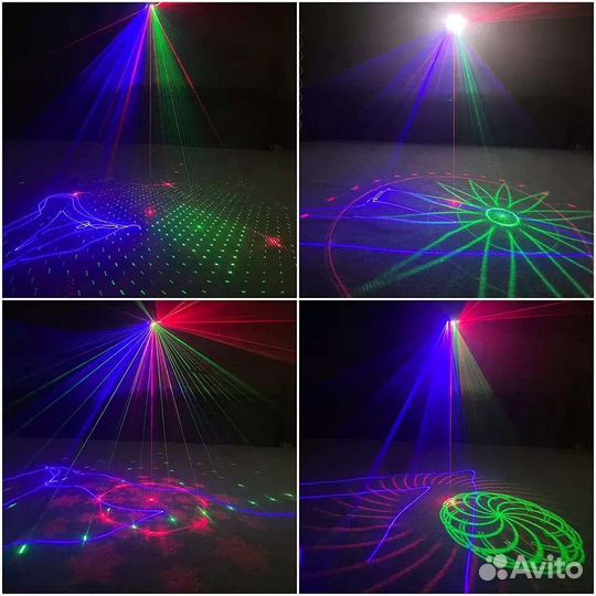 Лазерная светомузыка 3в1 YA YOU&superdj