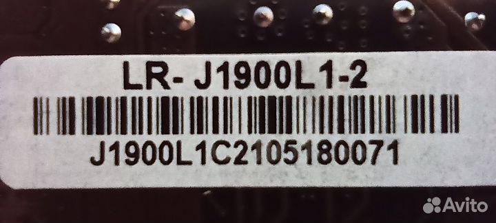 Материнская плата с процом mini-itx LR-J1900L1-2
