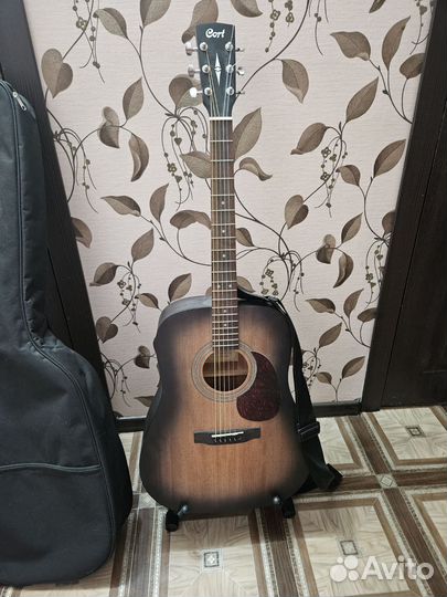 Акустическая гитара Cort earth 60m optb
