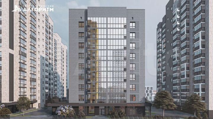 2-к. квартира, 33,1 м², 1/16 эт.