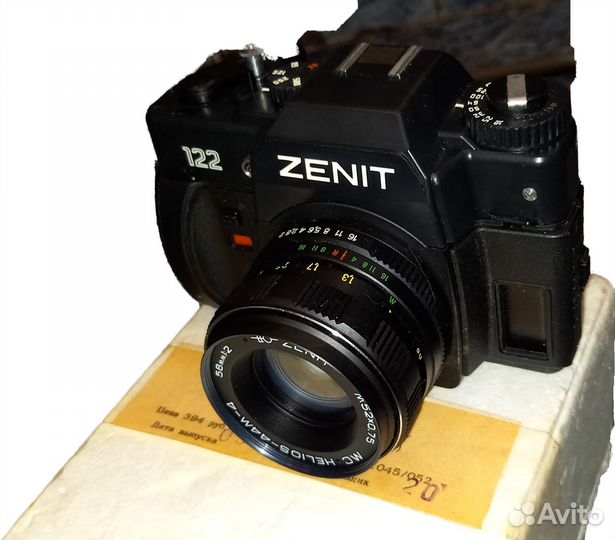 Фотоаппарат1990г Зенит 122 мс Гелиос-44М-4 нулёвый