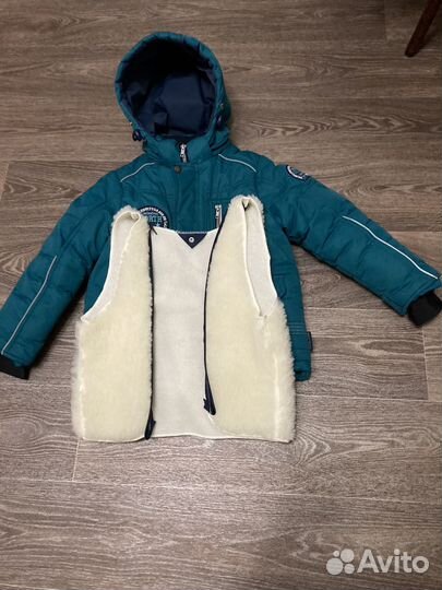 Зимний костюм для мальчика р 110