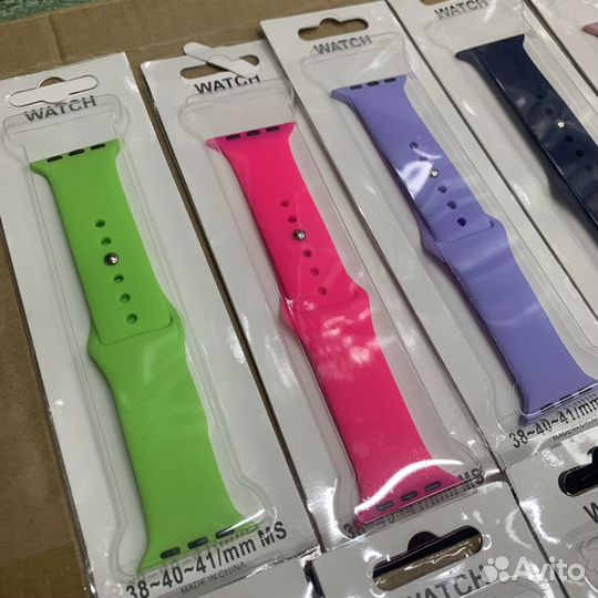 Ремешок Apple Watch 38 40 41 42 44 45 49 силикон