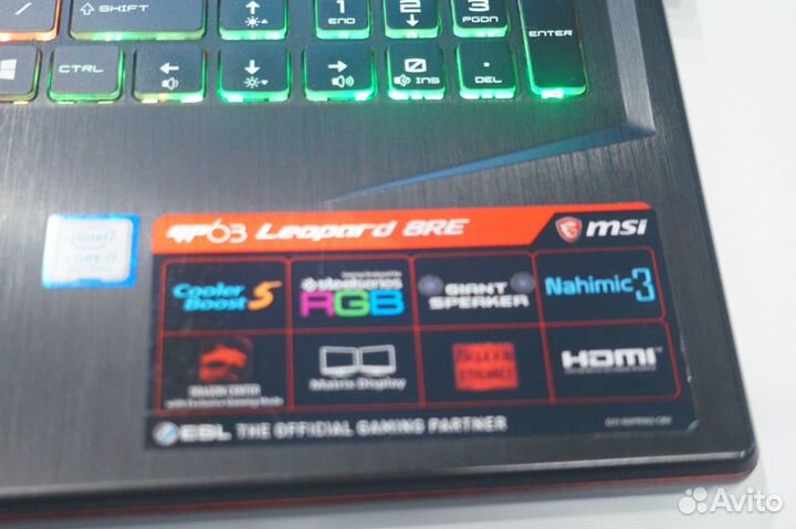 Ноутбук MSI GP63Leopard8RE i7\GTX1060\16гб\1256гб