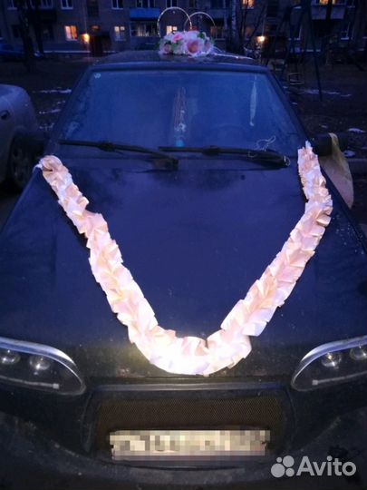 Свадебные ленты на машину