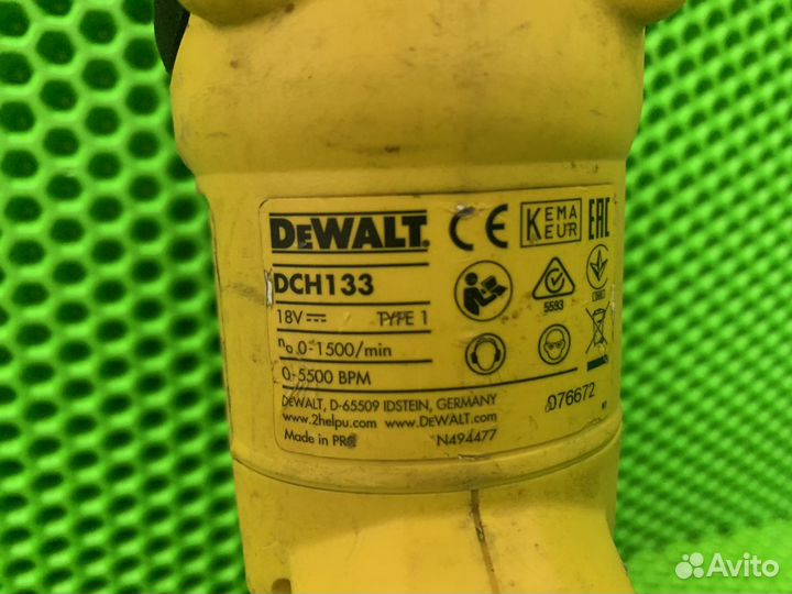 Аккумуляторный Перфоратор dewalt dch133