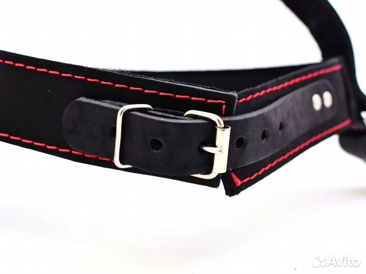 Упряжь D2 для тренировки мышц шеи, натур. кожа