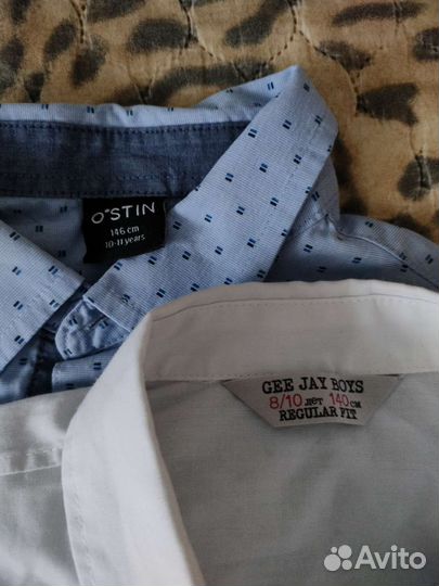 Рубашки на мальчика 140-146
