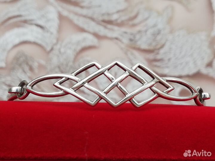 Серебряный браслет 925 проба Первая пол 20 века