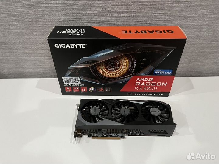 Видеокарта amd radeon rx 6800
