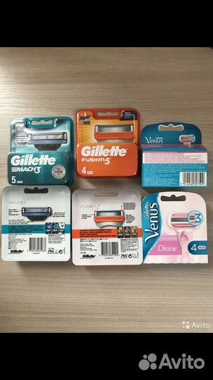 Лезвия для бритья gillette
