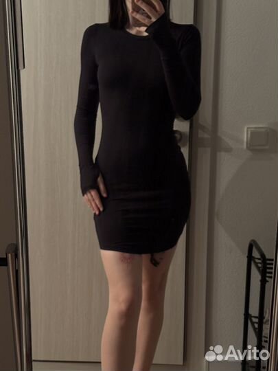 Платье женское черное