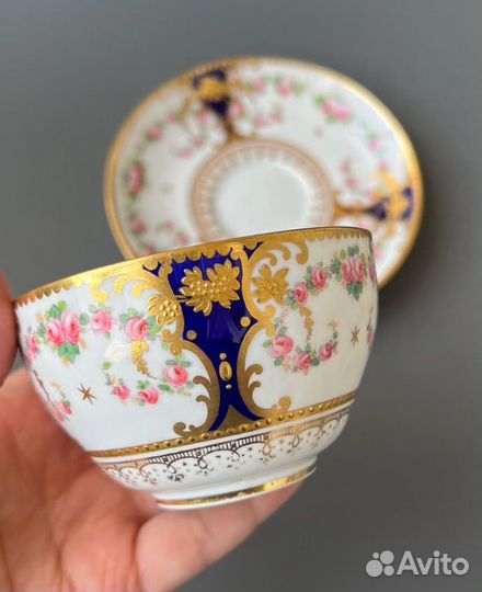 Чайная пара Copeland Spode Англия