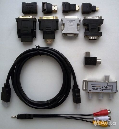 Переходники hdmi DVI VGA 3RCA