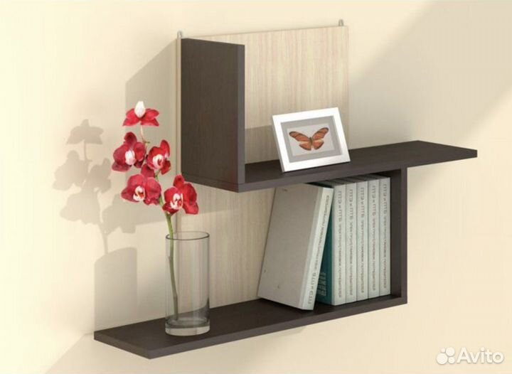 Полка деревянная