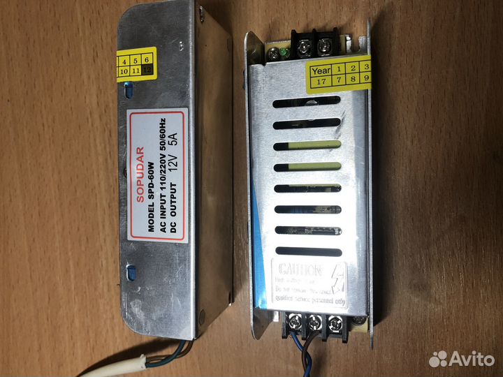 Блок питания 12 вольт 5 ампер