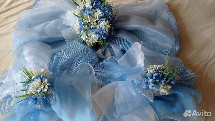 Свадебные украшения на автомобиль