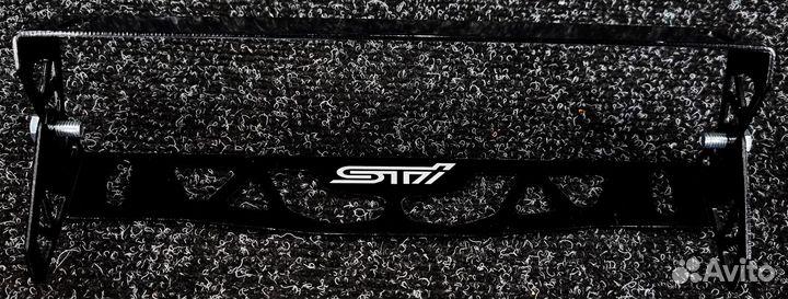 Крепление номера STI (Черный)