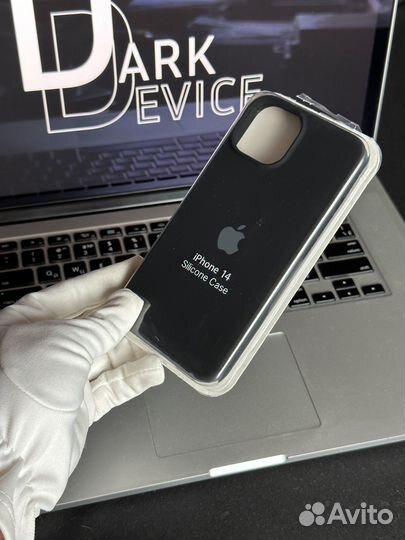 Чехол iPhone 14 Silicone Case черный