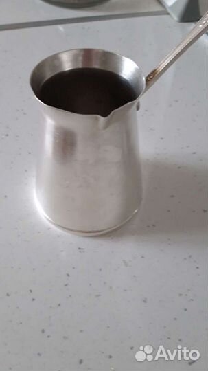 Мельхиоровая турка, б/у, в отличном состоянии