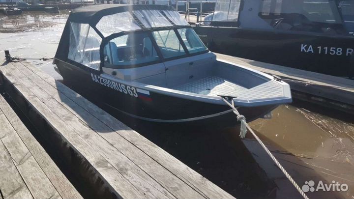 Волжанка 46 фиш + mercury f60