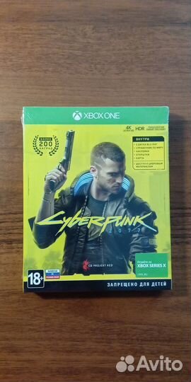 Cyberpunk 2077 xbox новый (русская типография)