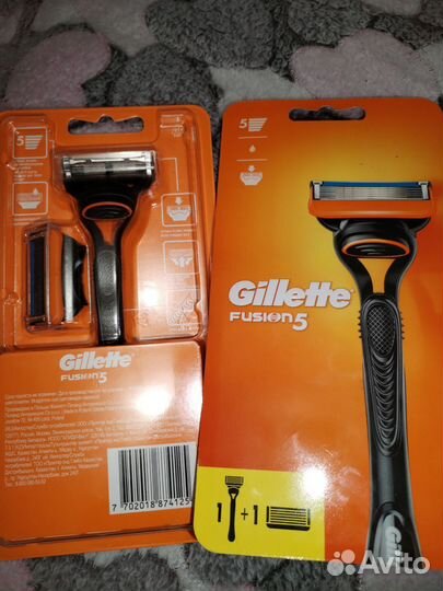 Сменные кассеты gillette fusion