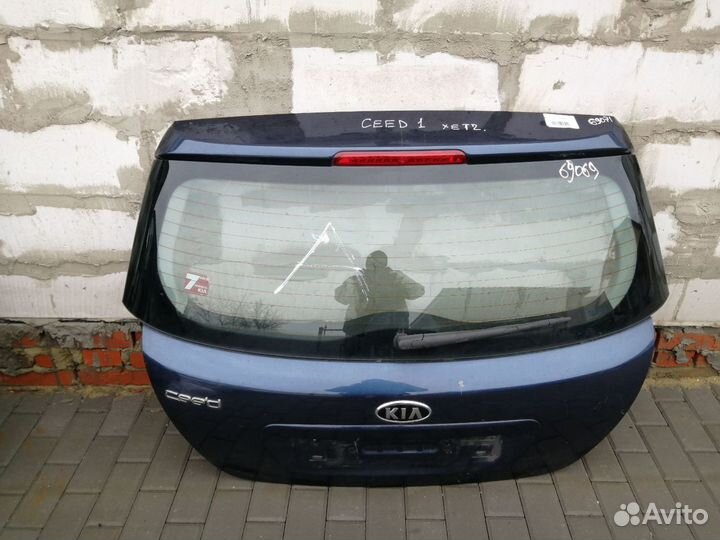Крышка Багажника Киа Сид 1 рестайлинг В сборе хетч