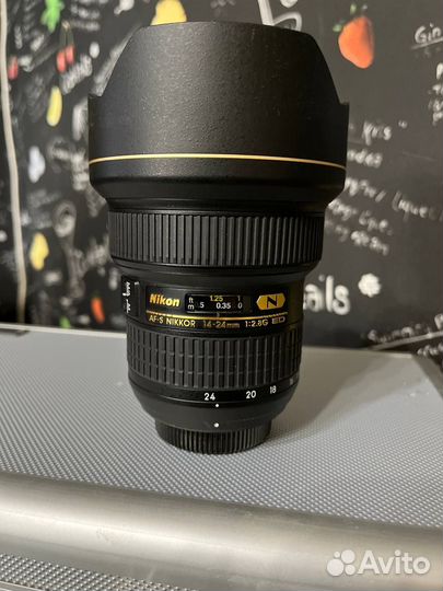Объектив nikon AF-S nikkor 14-24 1:2.8G ED