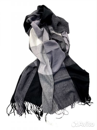 Шарфы и палантины женские зимние в клетку