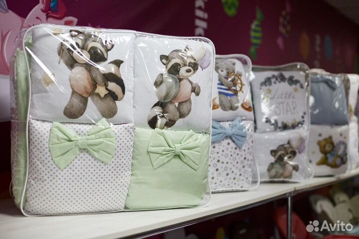 Бортики комплект в кроватку