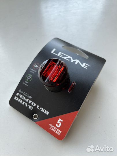 Задний фонарь на велосипед. Lezyne