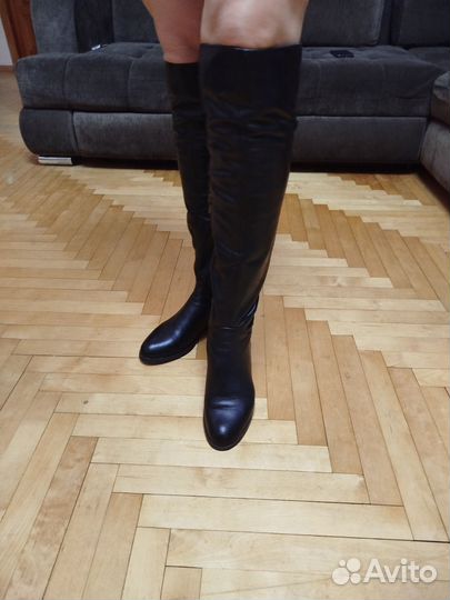 Сапоги женские зимние ботфорты