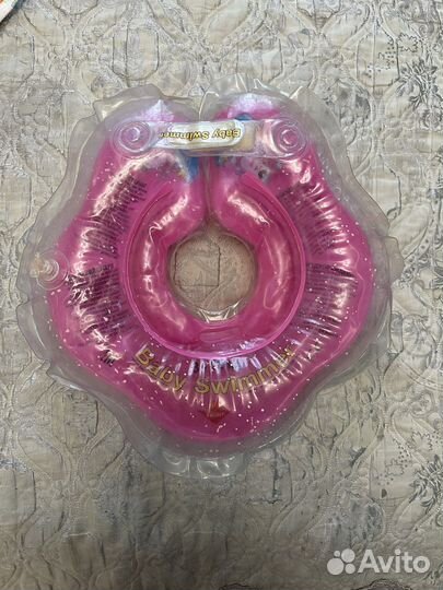 Ванночка для купания+круг на шею и термометр