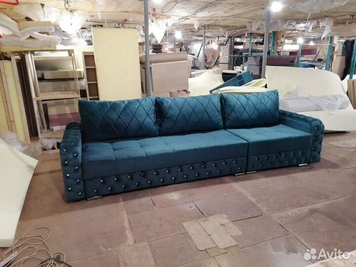 Диван Омега с оттоманкой