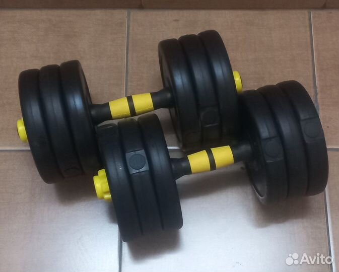 Гантели по 7,5 кг каждая