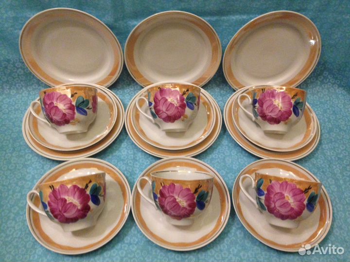 Фарфоровый набор СССР Дулёво