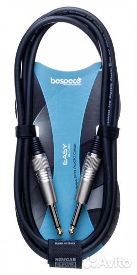 Кабель гитарный Bespeco XC900 9 m (прямой/прямой)