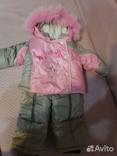 Зимний комбинезон для девочки